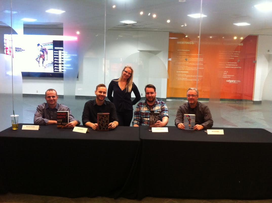Here we are after the book signing