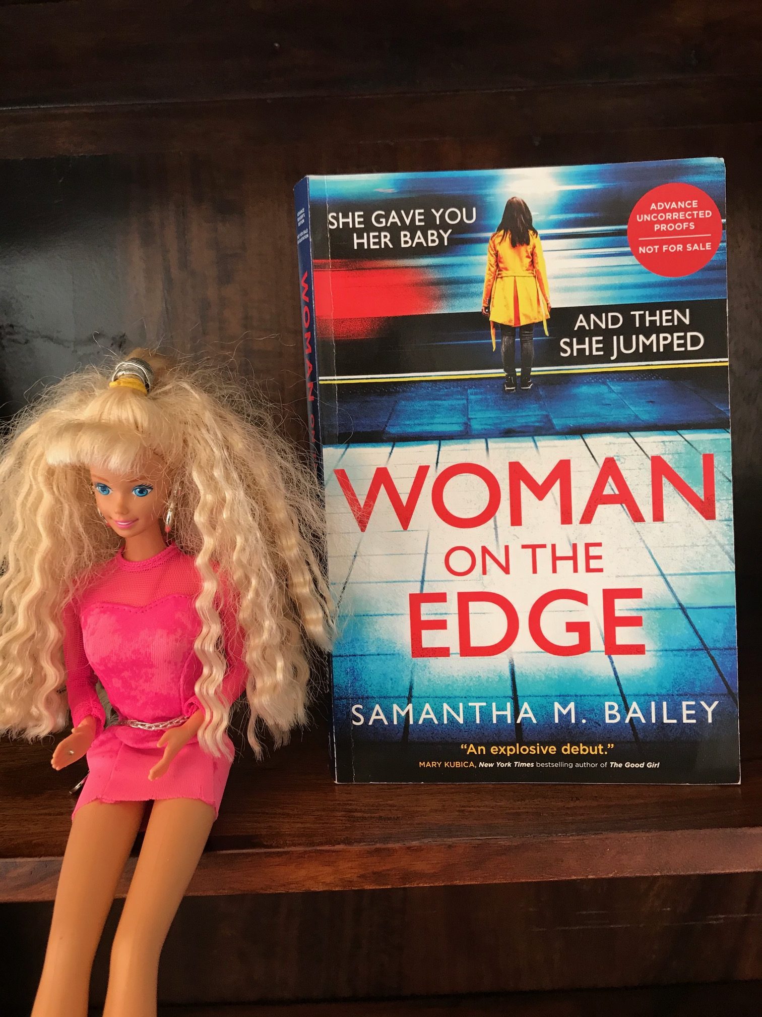 cover image of Woman on the Edge by Samantha M Bailey