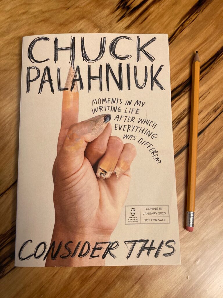 Book Review: Consider This by Chuck Palahniuk