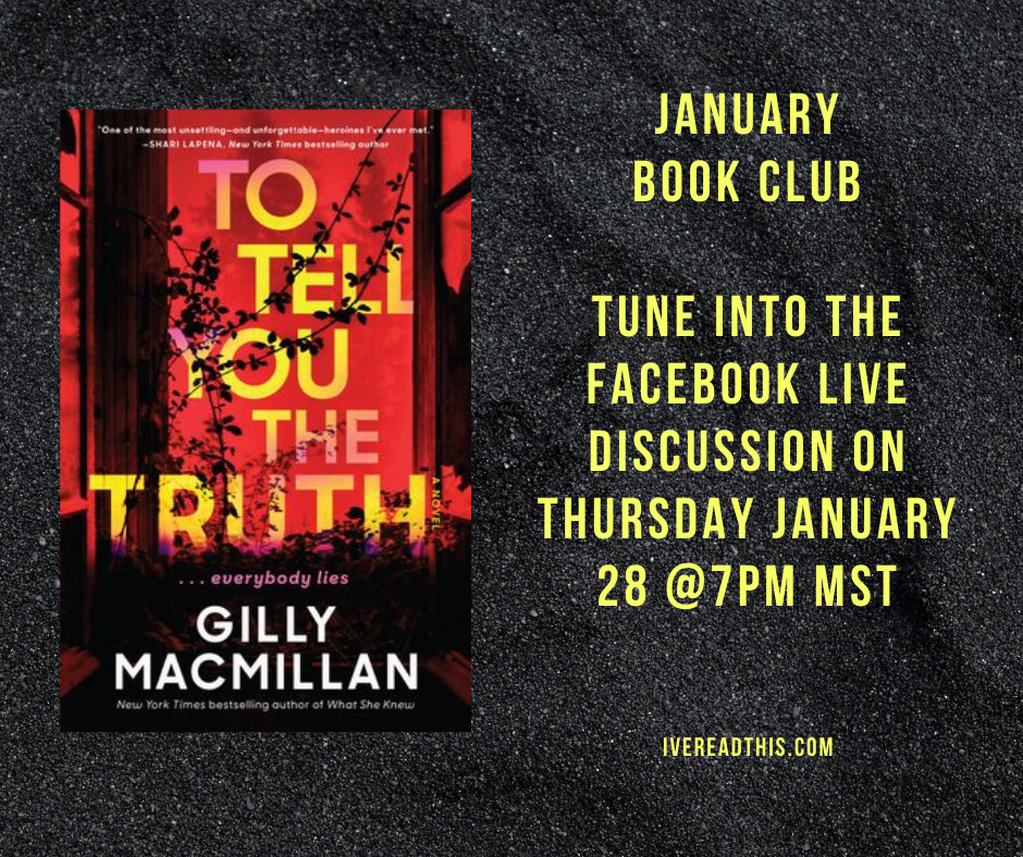 To Tell You the Truth by Gilly Macmillan book