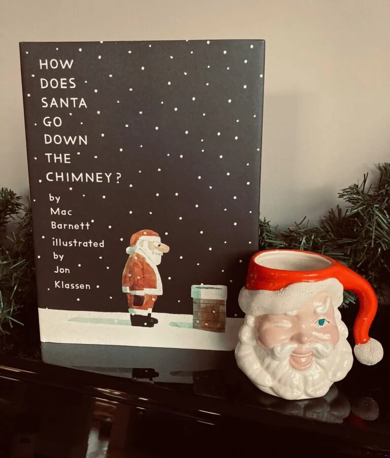 How Does Santa Go Down the Chimney by Mac Barnett and illustrated by Jon Klassen